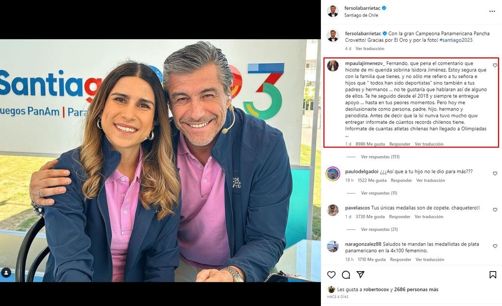 Fernando Solabarrieta en Instagram.