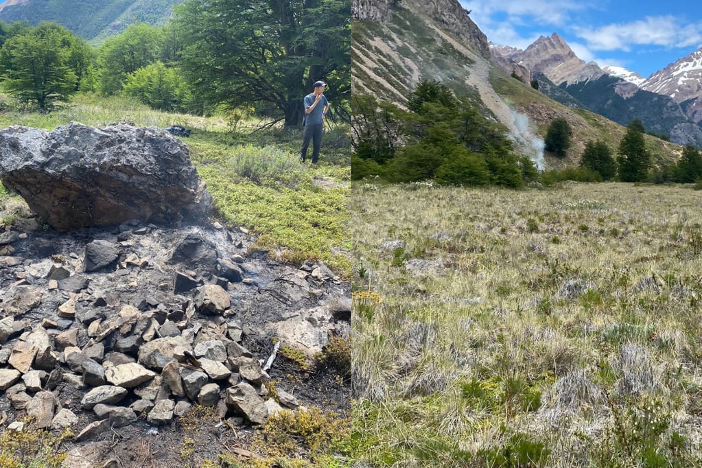 Turista japonés causó incendio en el sector Jeinimeni del Parque Nacional Patagonia.