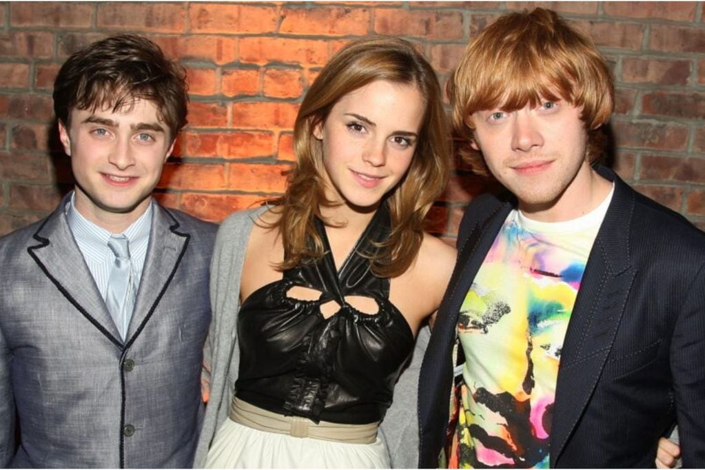 Emma Watson, Daniel Radcliffe y Rupert Grint