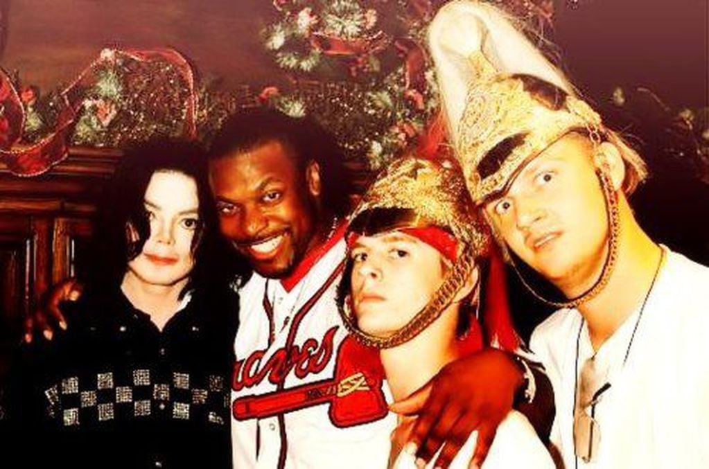 Michael Jackson, Chris Tucker, Aaron Carter and Nick Carter