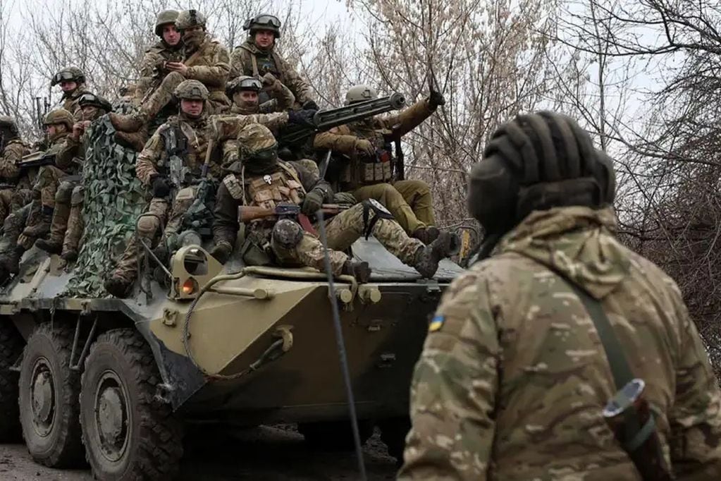 Soldados ucranianos