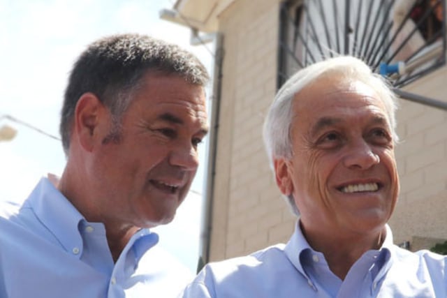 Manuel José Ossandón y Sebastián Piñera