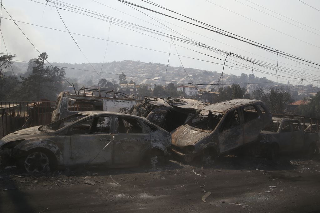 Por qué los incendios en la Región de Valparaíso fueron tan destructivos. Foto: Manuel Reyes/AgenciaUno