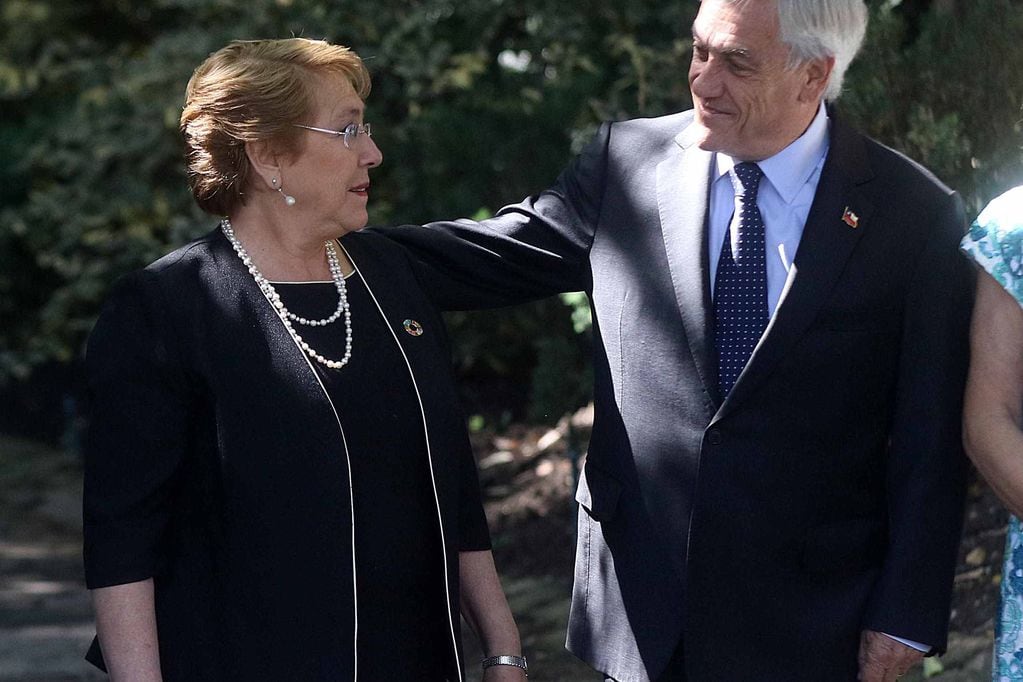 Michelle Bachelet y Sebastián Piñera