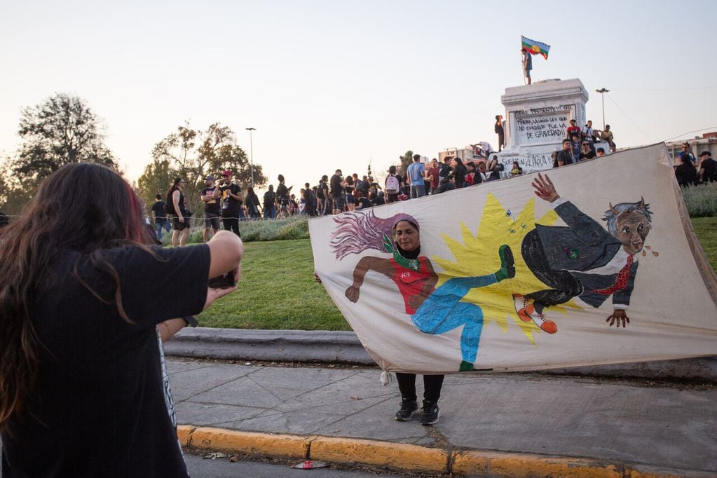 Manifestación en Plaza Italia por muerte de Sebastián Piñera (Fotos: Agencia UNO)