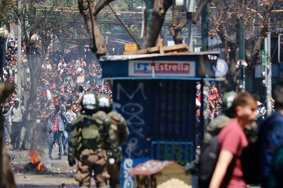 Graves incidentes en Valparaiso. 21/10/2019