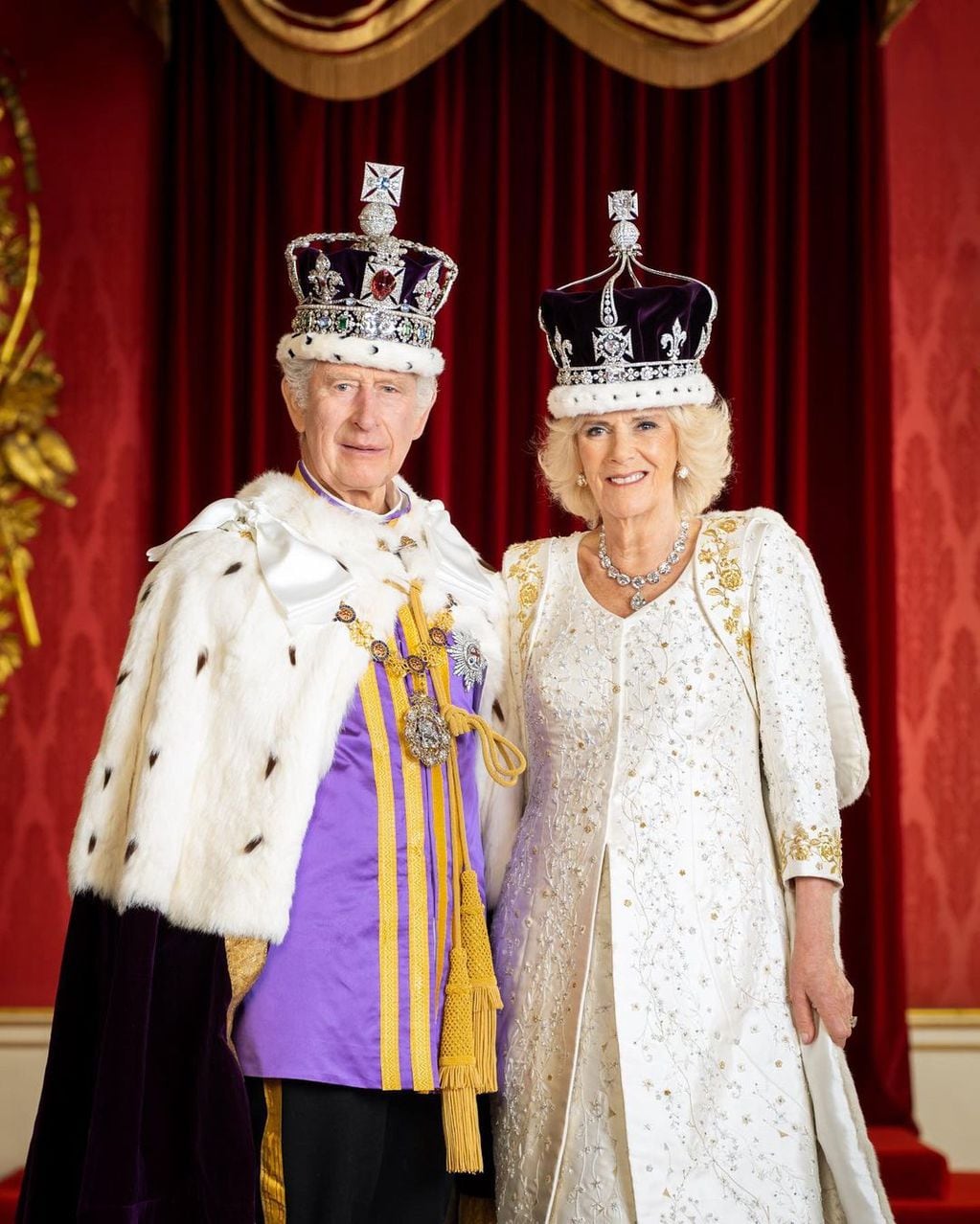 Rey Carlos III y la Reina consorte Camila Parker