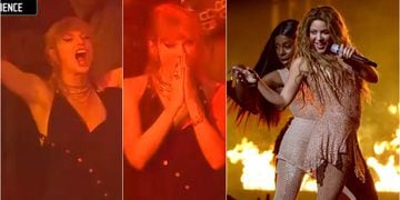 La reacción viral de Taylor Swift a show de Shakira en VMAs