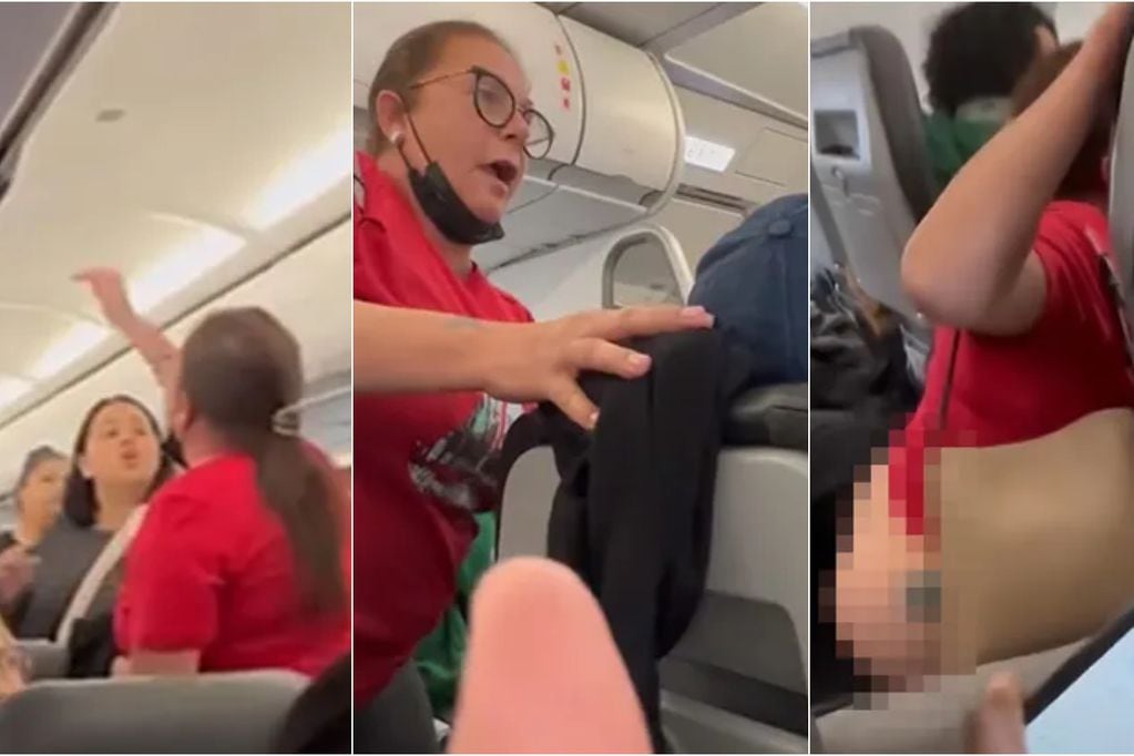 Mujer amenaza con orinar en pasillo de avión luego de que azafata le impidiera ocupar el baño