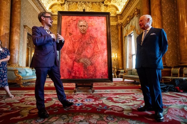 Portrait of Britain's King Charles by artist Jonathan Yeo unveiled in London