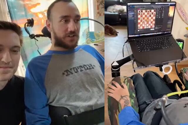 Neuralink transmitió en vivo a paciente paralizado jugando ajedrez con el chip cerebral
