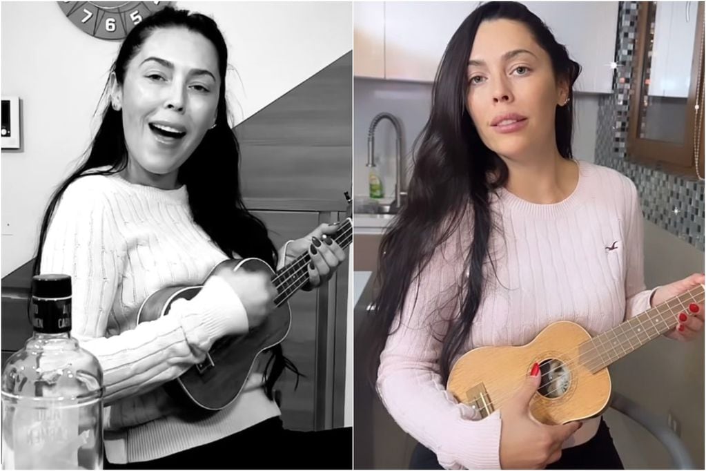 ¿Parodia a Maite Orsini?: Daniela Aránguiz compartió divertido video cantando con un ukelele