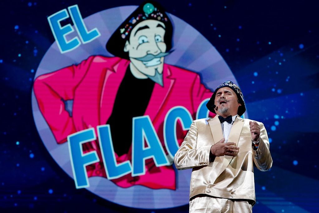 28 de Febrero del 2020/Viña del Mar
El comediante Chileno Paul Vásquez (Flaco) ,durante la quinta noche del Festival de Viña del Mar 2020 realizado en la Quinta Vergara.
FOTO: FRANCISCO LONGA/AGENCIAUNO