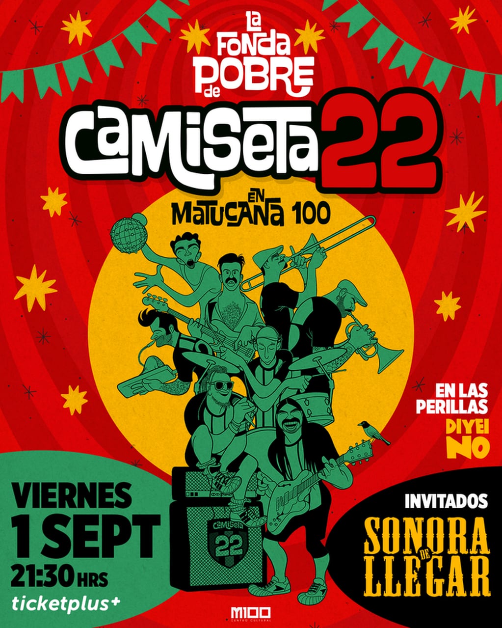 Camiseta 22 reversiona a Jorge González y anuncia su primer gran show en Matucana 100