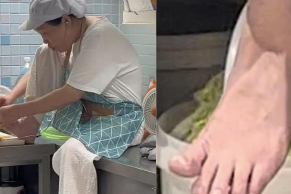 Mujer se cortó las uñas en una cocina y se convirtió en viral.
