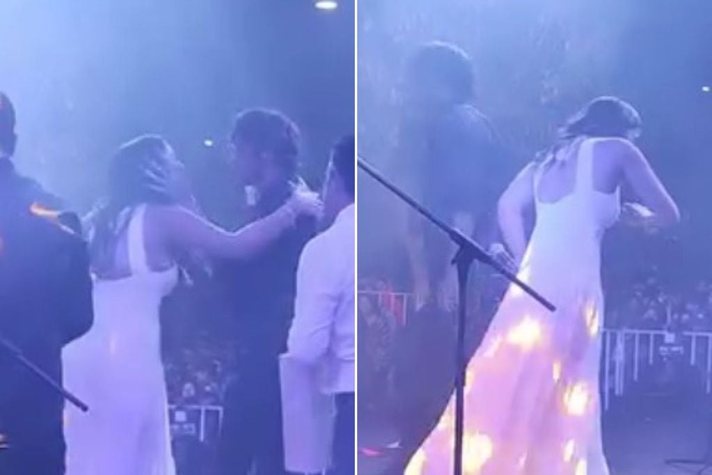 Video muestra el momento en que Koko Stambuk intenta besar a Melina Noto.