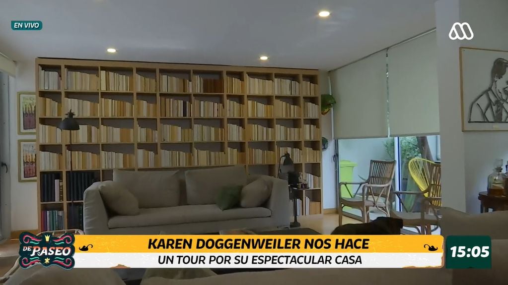 Karen Doggenweiler sorprendió al mostrar los rincones de su espectacular casa