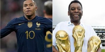Mbappé y Pelé
