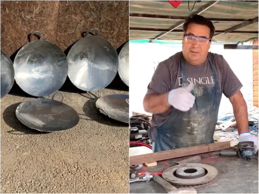 “No soy un maestro chasquilla”: Dino Gordillo habla de su faceta como fabricante de artículos con fierro. Fotos: Dino Gordillo.