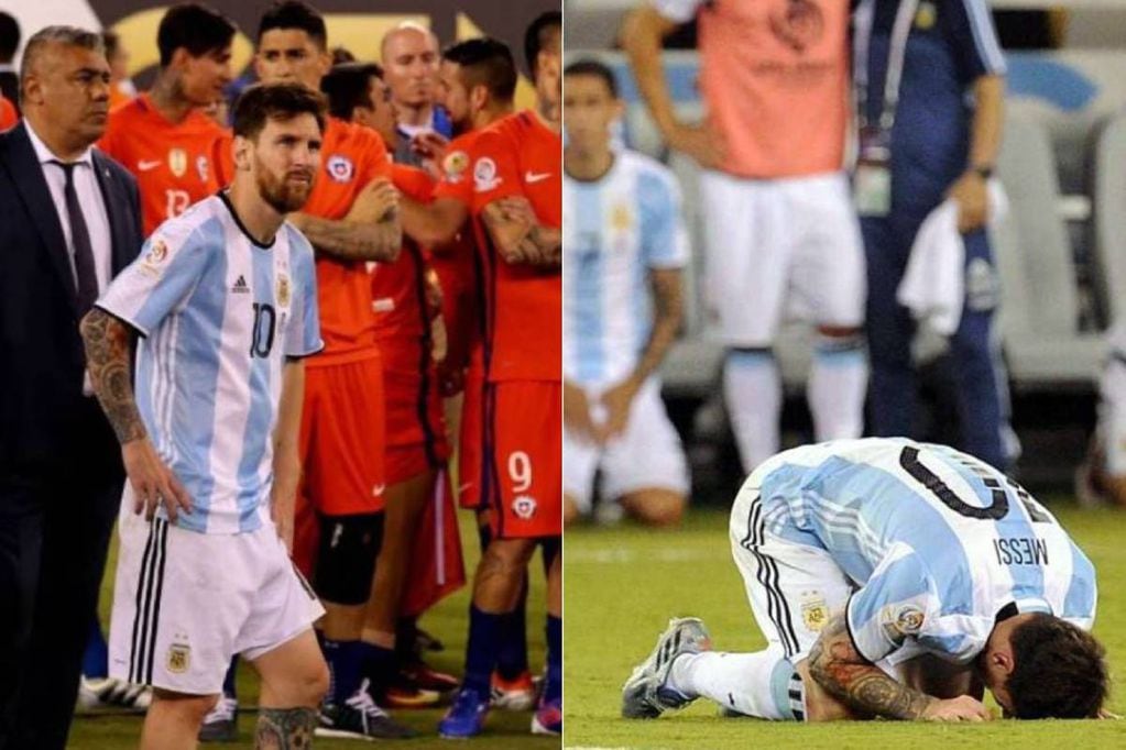 Entrenador argentino reveló que escuchó llorar a Messi tras la derrota en la final de la Copa América Centenario ante la Roja.