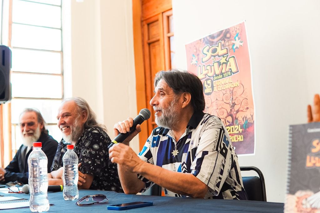 Amaro Labra en conferencia de prensa en Estación Mapocho (Créditos: Ismael Gutiérrez)