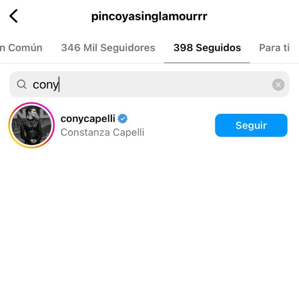 ¿Ya no hay amistad? Cony Capelli dejó de seguir a Pincoya en Instagram