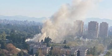Se registró incendio en la comuna de Las Condes