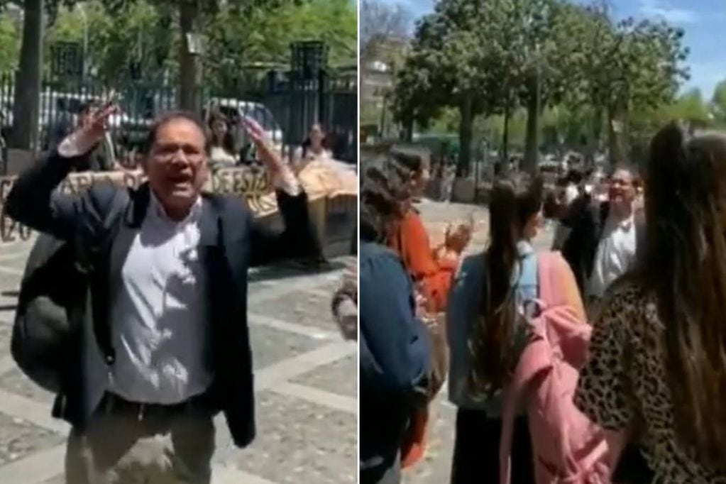 Sergio Micco se defendió ante funa de estudiantes de la Universidad de Chile.