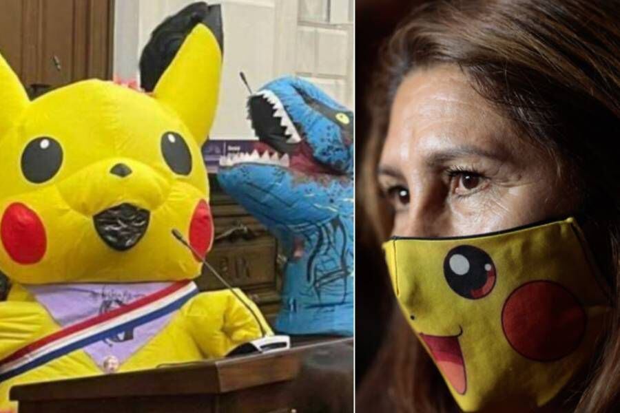 "Me pongo el traje y se alarman": el descargo de "Tía Pikachu" tras llegar disfrazada a la Convención