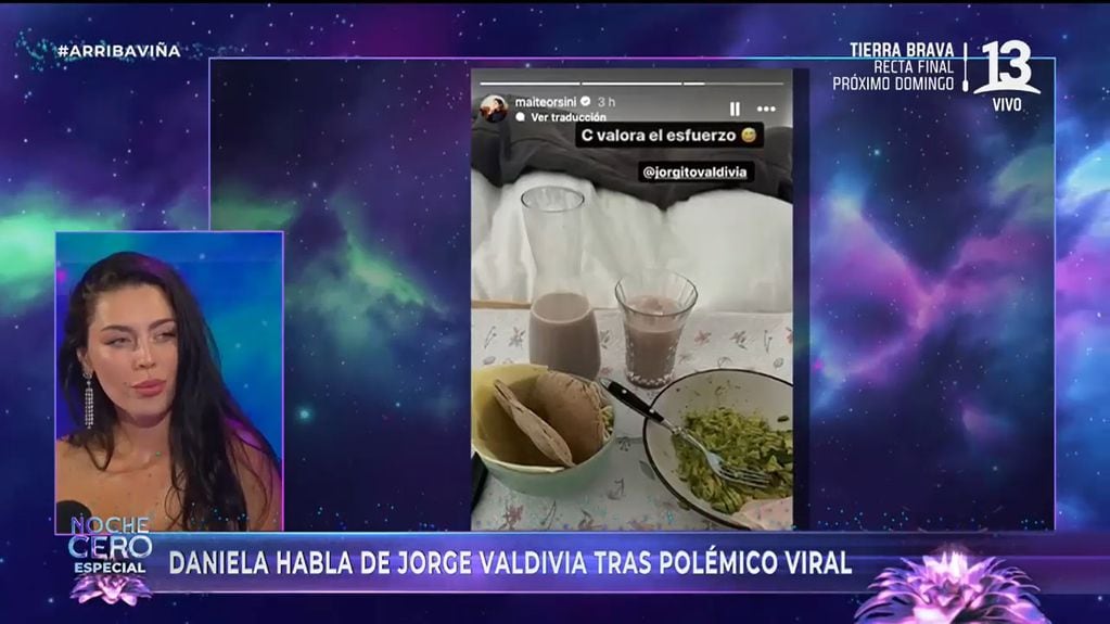 El comentario sin filtro de Daniela Aránguiz sobre el desayuno de Jorge Valdivia a Maite Orsini