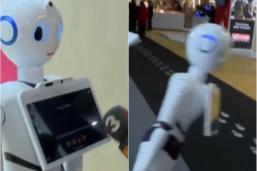 Robot mesero causa revuelo en redes sociales: se cae “a propósito” para no trabajar más