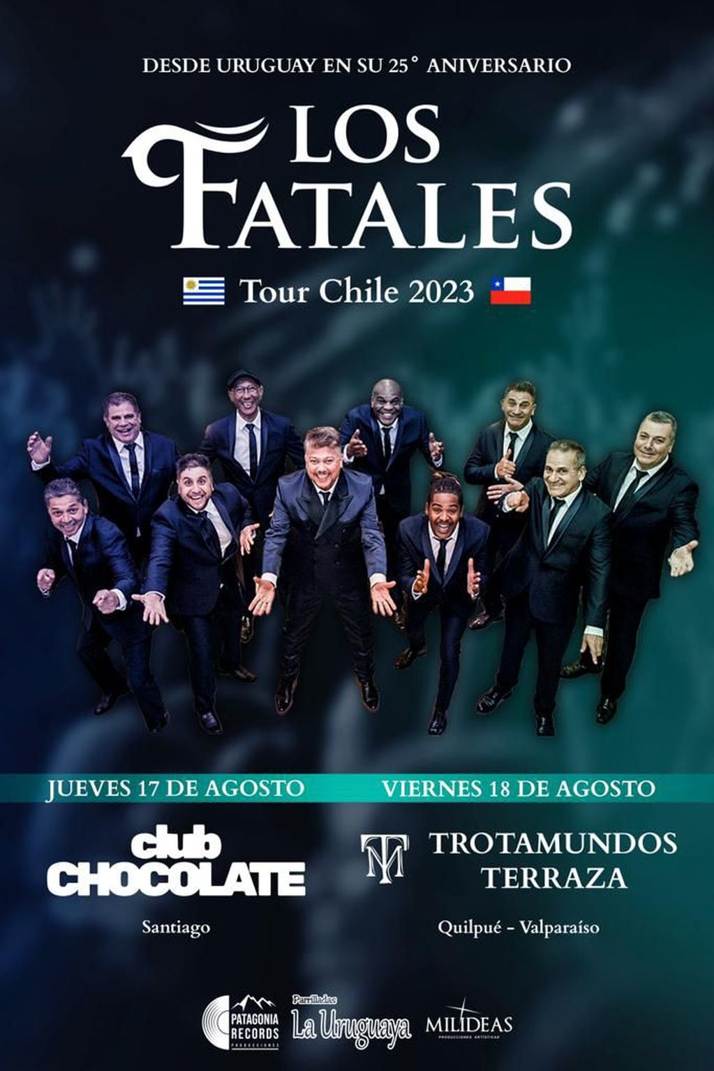 El sabor tropical de Los Fatales regresa a Chile