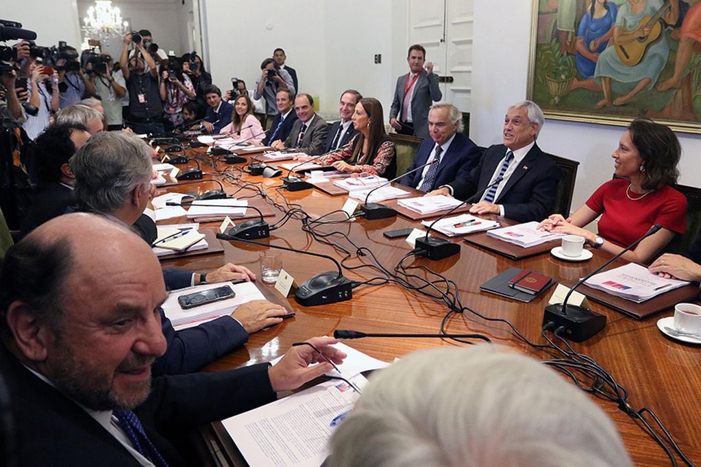 15 de Marzo de 2019/SANTIAGO 
El Presidente de la Republica, Sebastian Piñera, Encabeza el primer Consejo de Gabinete del año.
FOTO: SEBASTIAN BELTRANGAETE/AGENCIAUNO