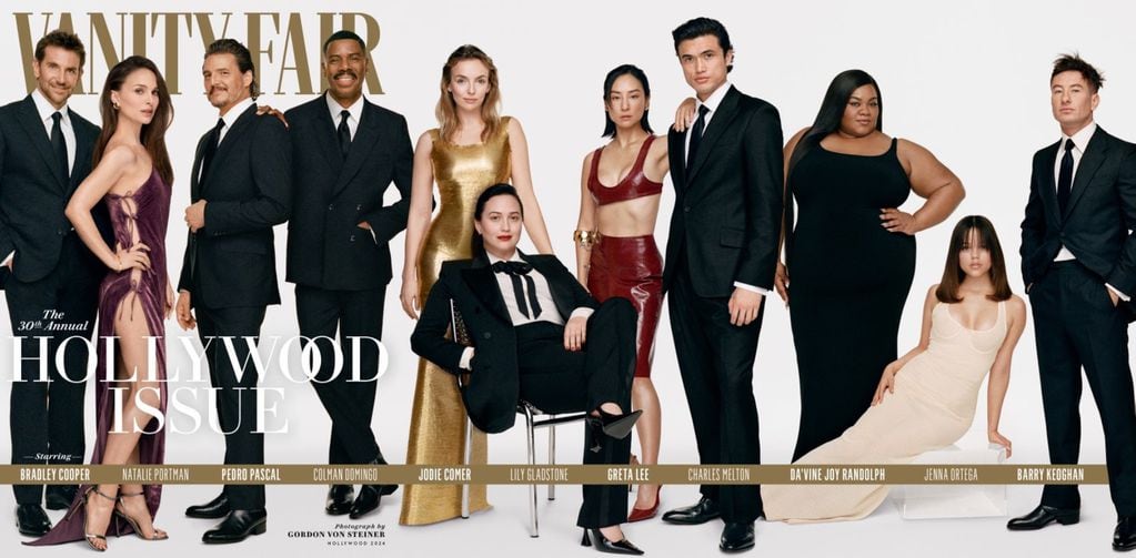 Junto a estrellas como Natalie Portman: Pedro Pascal se luce en la portada de Vanity Fair.