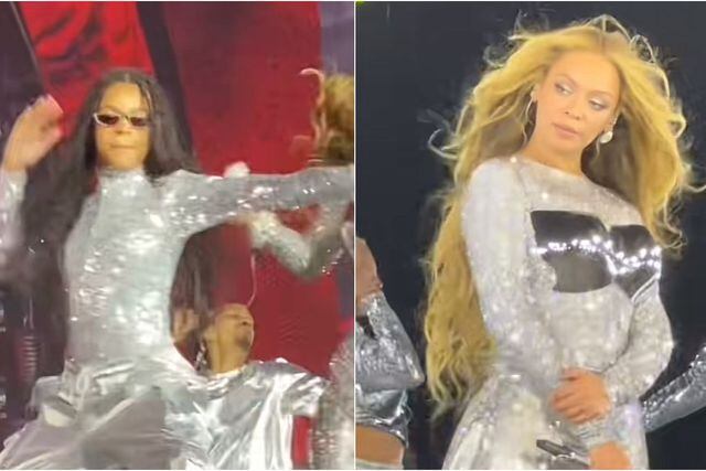 Blue y Beyoncé en el Renaissance World Tour