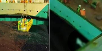 Accidente buque Puerto de Coronel