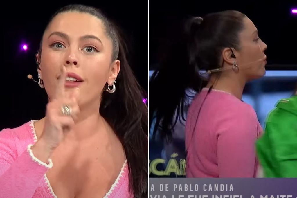 Daniela Aránguiz abandonó el programa en vivo, indignada.