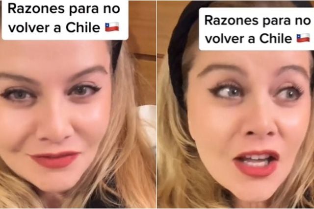 Tiktoker chilena explica por qué no quiere volver al país