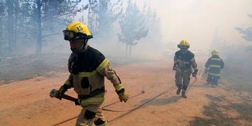VALPARAISO : Incendio ha consumido mas 20 hectareas en Placilla