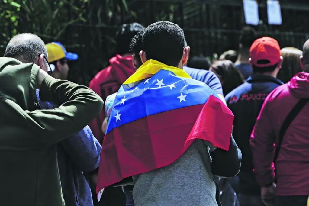 Venezolanos en Chile atemorizados tras el secuestro del exmilitar Rafael Ojeda. FOTO: LUKAS SOLIS / AGENCIAUNO