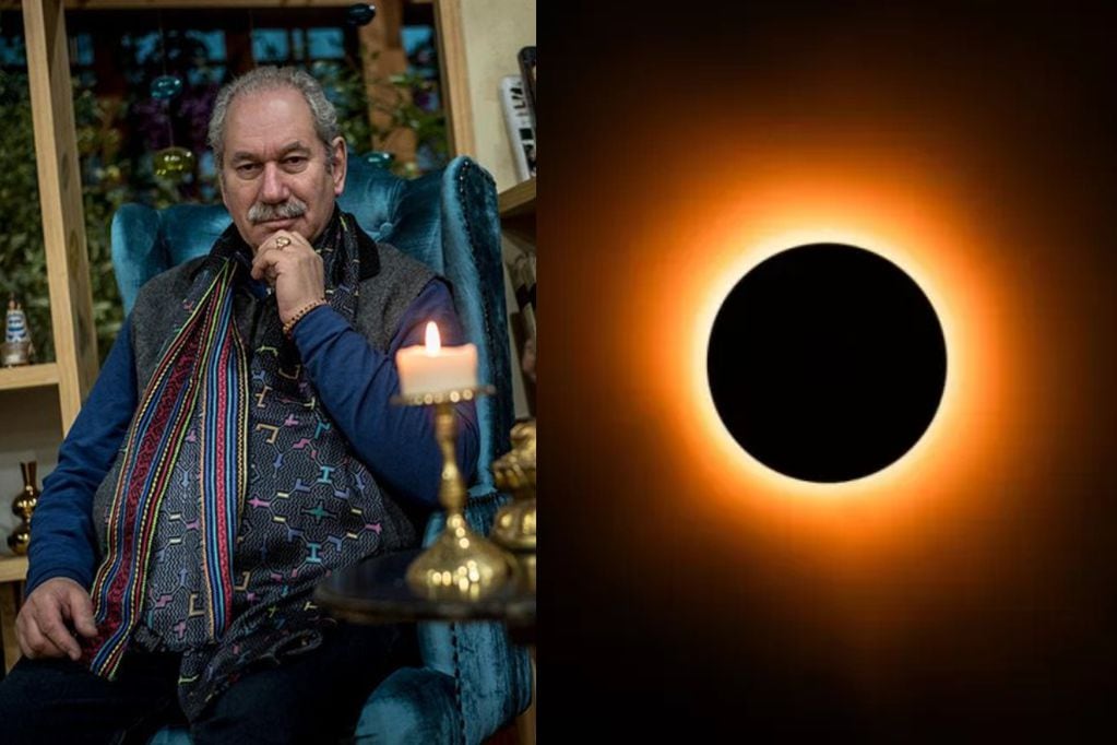 Pedro Engel explica los efectos del eclipse. Foto de archivo.
