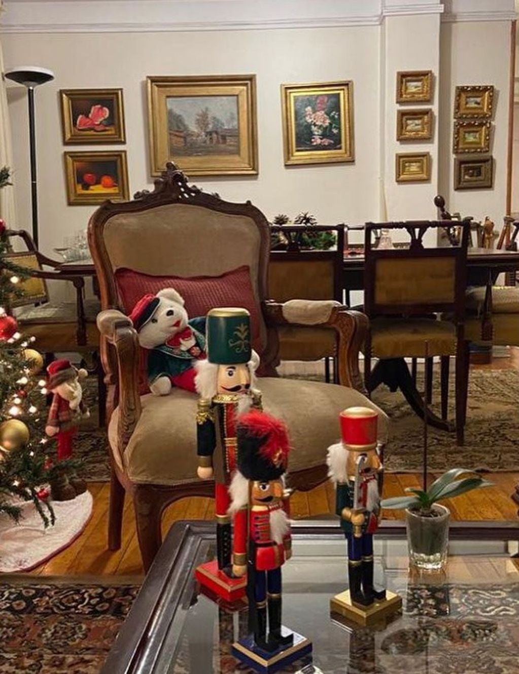 La casa familiar de Daniel Fuenzalida en Navidad.