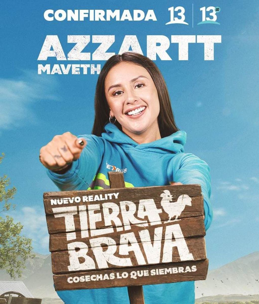 Azzartt Maveth Arias se convirtió en la sexta confirmada del reality Tierra Brava.