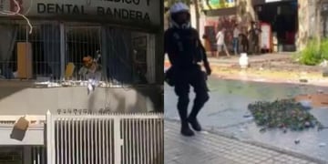 Se registró violenta explosión en Santiago Centro: destruyó fachada de un edificio