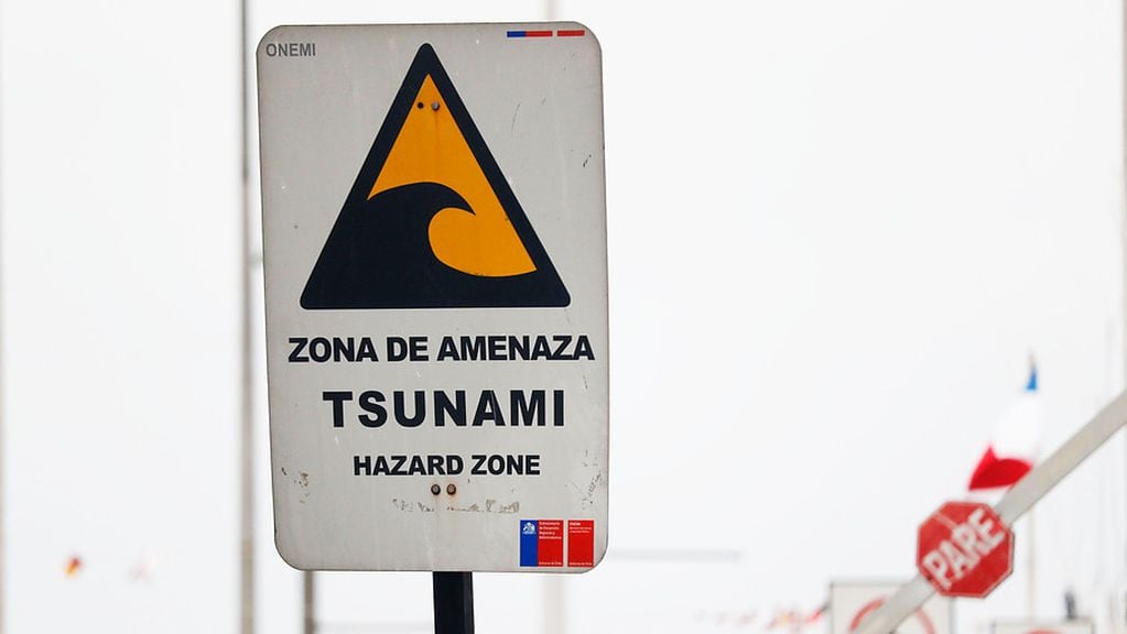 Zona de amenaza de tsunami