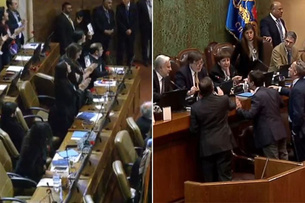 Hubo incidentes durante el homenaje a Salvador Allende en la Cámara de Diputadas y Diputados.