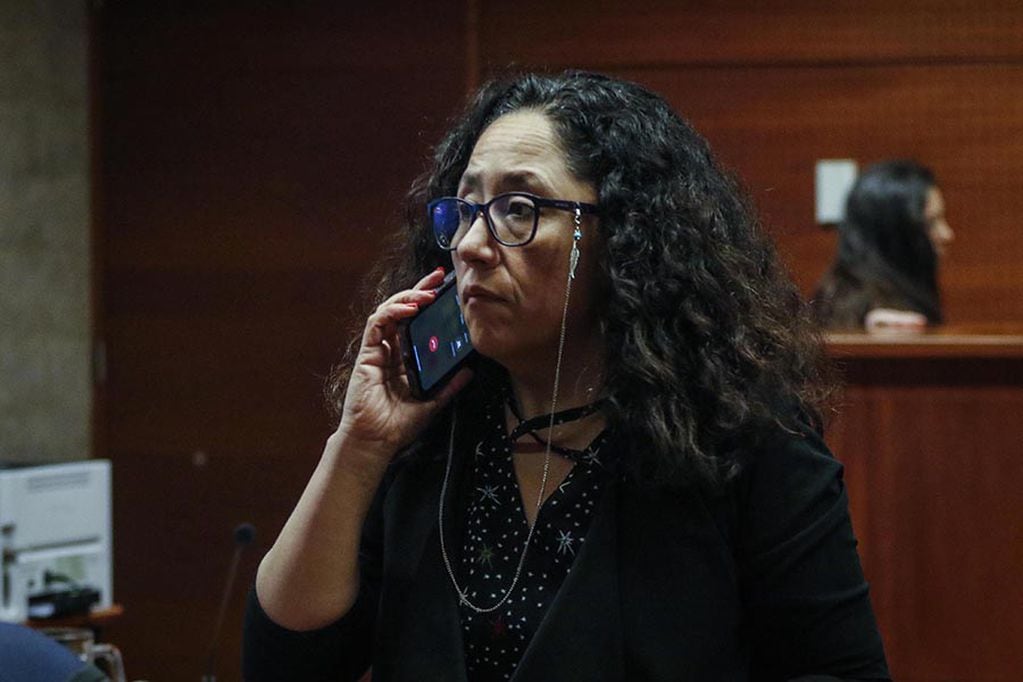 25 de septiembre del 2019/SANTIAGOLa fiscal Ximena Chong, se encuentra presente en la audiencia de preparación de juicio oral en contra de Marco Enriquez Ominami por caso OAS.FOTO: SEBASTIAN BELTRAN GAETE/AGENCIAUNO