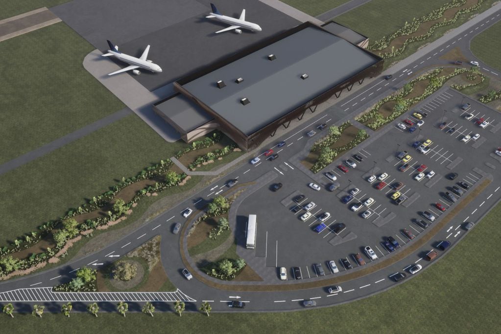 Cuáles son los destinos del nuevo aeropuerto de Viña del Mar. Foto: Ministerio de Obras Públicas.