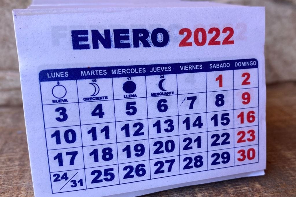 Calendario 2022.