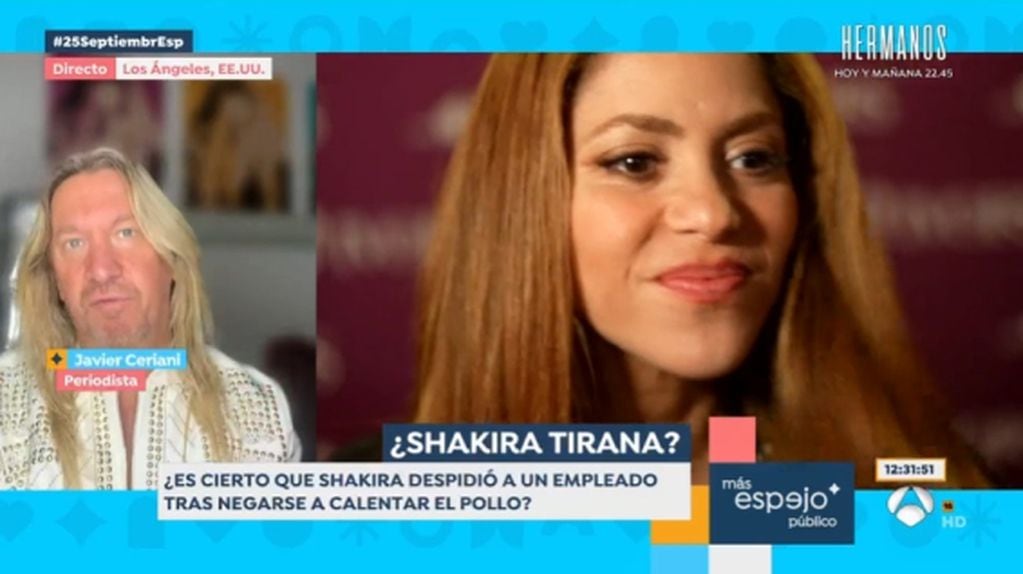 ¿Shakira es una jefa de mier…? Juran que despidió a empleado por no cocinarle pollo en la madrugada